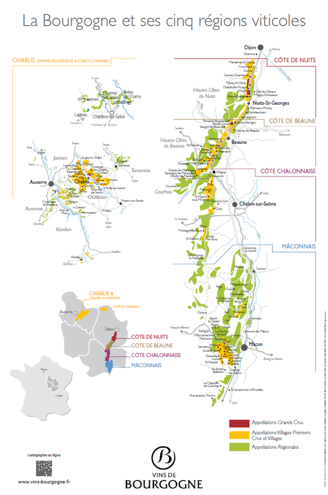 bourgogne carte