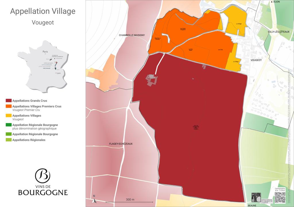 CARTES DE L'APPELLATION Vougeot