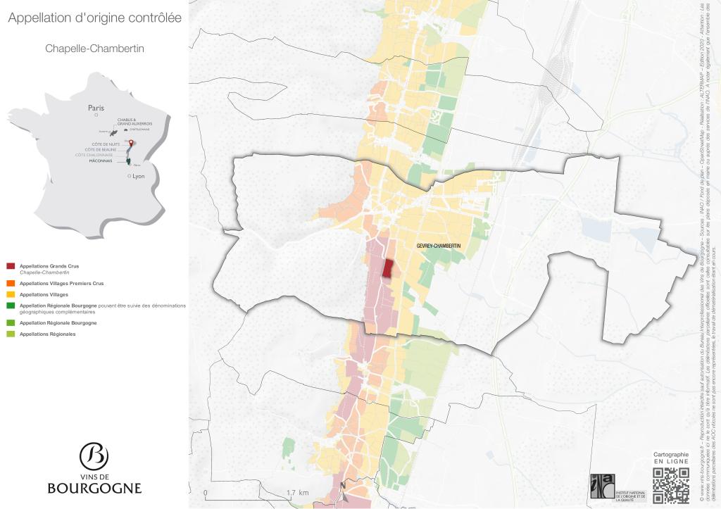 Map Chapelle-Chambertin