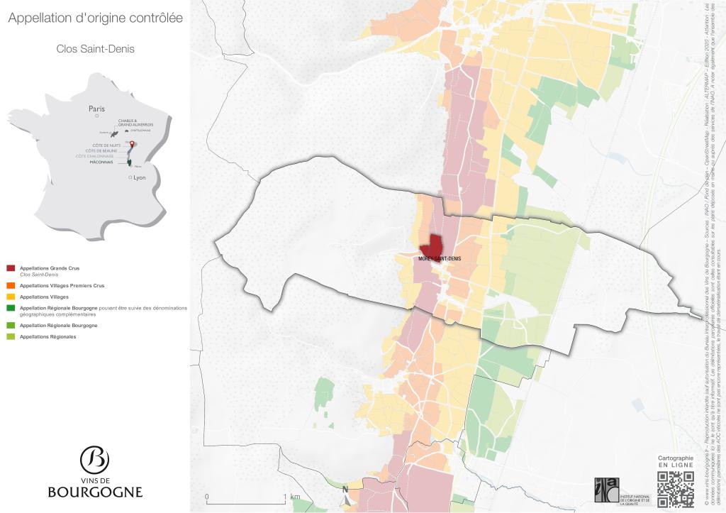 Map Clos Saint-Denis