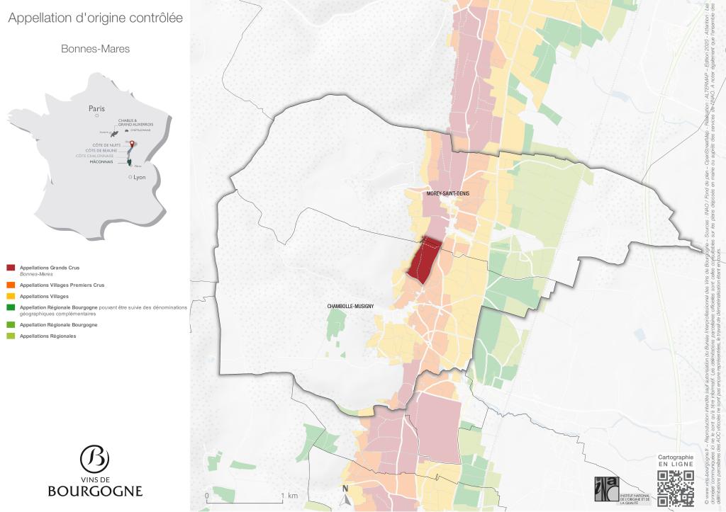 Map Bonnes-Mares