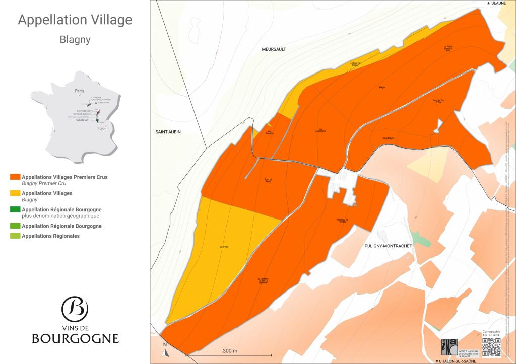 CARTES DE L'APPELLATION Blagny