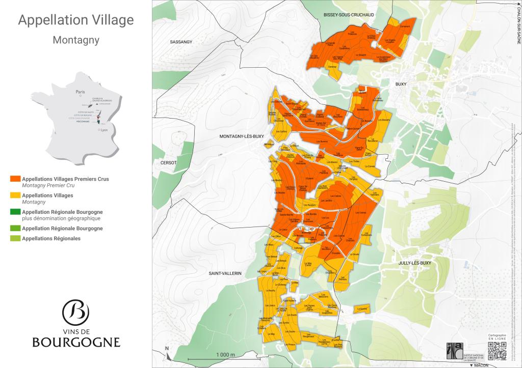 Map Montagny