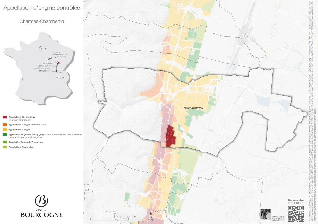 Map Charmes-Chambertin