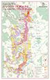 CARTE CÔTE ET HAUTES CÔTES DE BEAUNE 44 X 70 CM