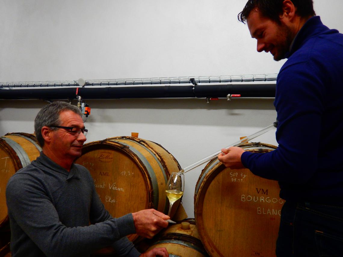 Roger et Romain gaillard VIgne à Vergisson