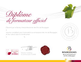 Liste des Formateurs Officiels des Vins de Bourgogne