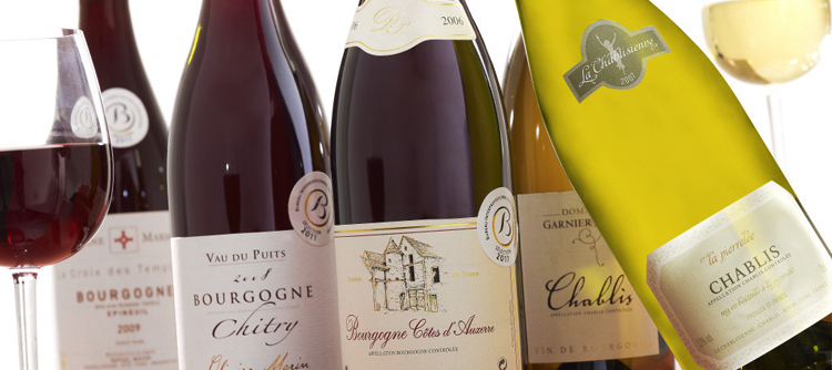 Sélection des vins de vignoble de Chablis et du Grand Auxerrois (AOC)