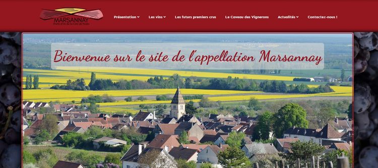 Découvrez le site internet de l'appellation Marsannay