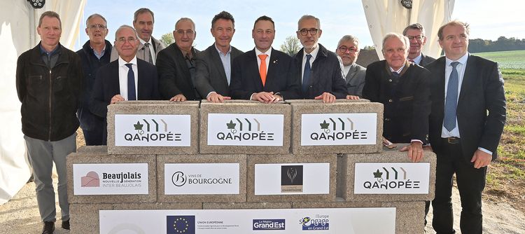 QANOPEE Pose première pierre