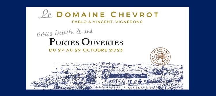 Portes ouvertes au Domaine Chevrot du 27 au 29 octobre