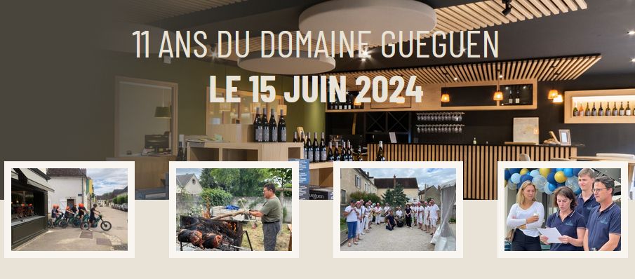 Déjeuner Champêtre au caveau de dégustation à Chablis le samedi 15 juin 2024.