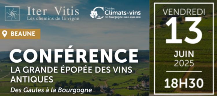 Conférence à la Cité des Climats à Beaune x INTER VITIS