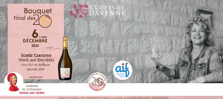 Bouquet final le 6 décembre pour les 20 ans du Domaine Clotilde Davenne