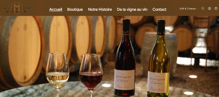 Le Domaine Olivier Morin développe sa nouvelle boutique en ligne