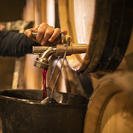 Soutirage d'un vin rouge en Bourgogne - BIVB / Aurélien Ibanez