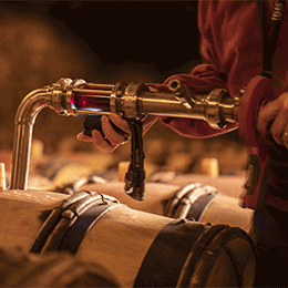 Vigneron en cave, en Bourgogne - © BIVB / Aurélien Ibanez