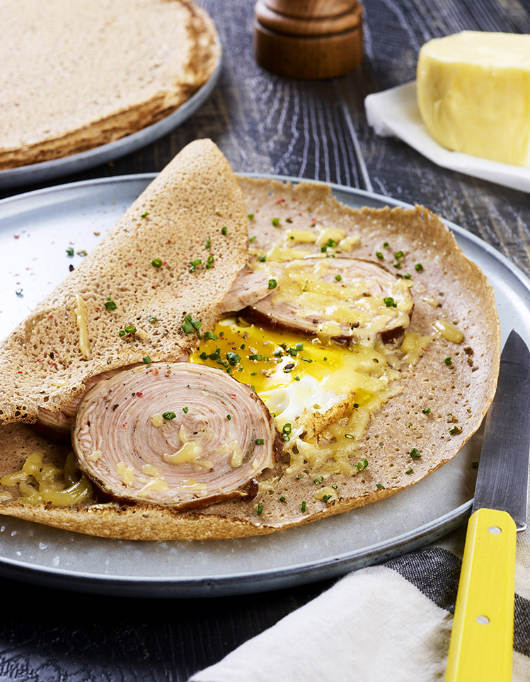 Galettes bretonnes à l’andouille